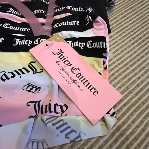 JUICY COUTURE Women’s  5 Pack No Panty Line Panties Size L NWT - Picture 3 of 4